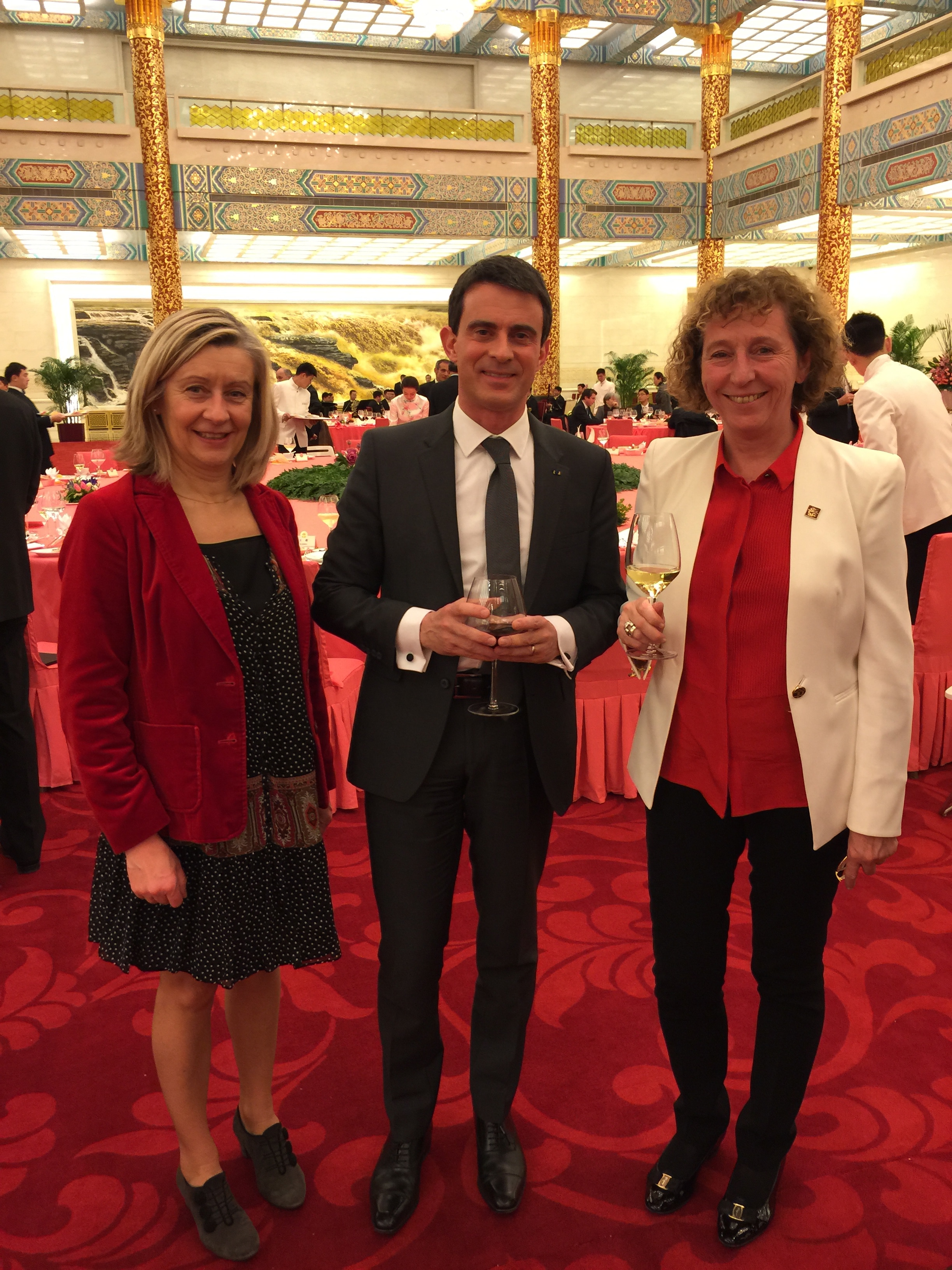 Avec Manuel Valls et Muriel Penicaud